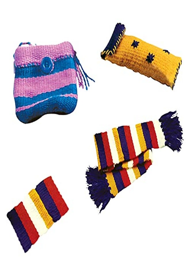 فنسكول مجموعة هانديكرافتس فانسكول لصناعة النسيج، مجموعة اصنعها بنفسك، مجموعة فنون وحرف يدوية للأطفال، تنمية الإبداع والتعلم، نشاط ممتع وجذاب للأطفال، متعددة الألوان، مجموعة هدايا للأطفال، من عمر 6 سنوات فما فوق - Image 5